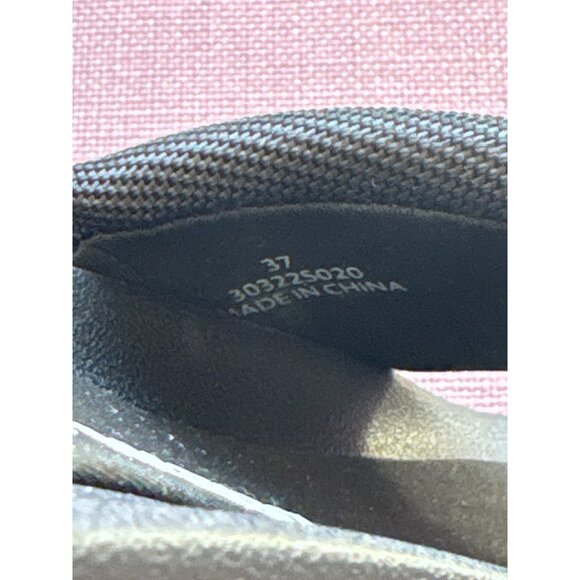 Alexander Wang AW Platform Slides in Black 37 New with Box Womens Logo Heels - Picture 12 of 16